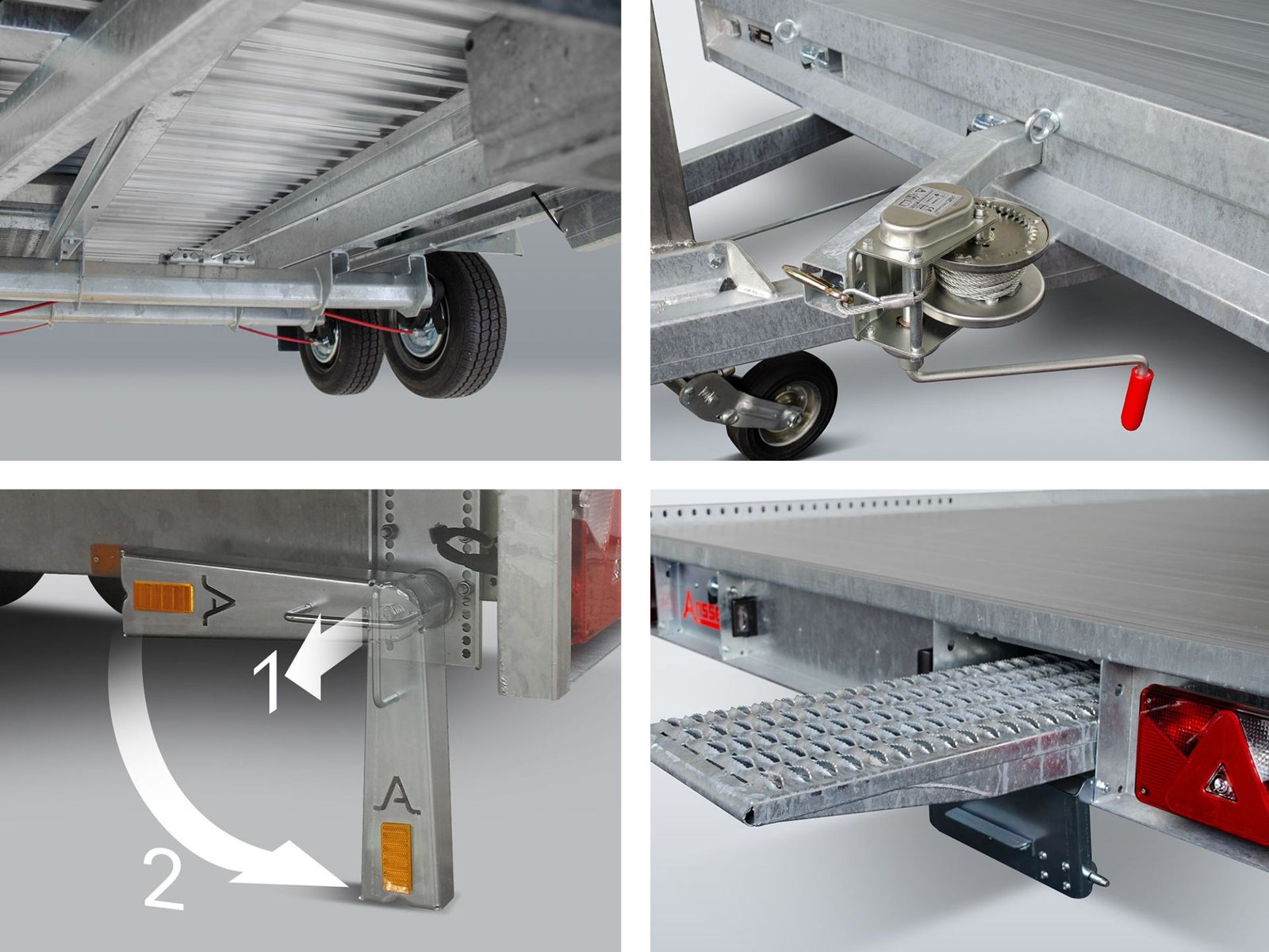 Anssems PKW Anhänger Multitransporter MSX 2700 kg, Ladefläche 4,05 x 2,00 m - Image 2