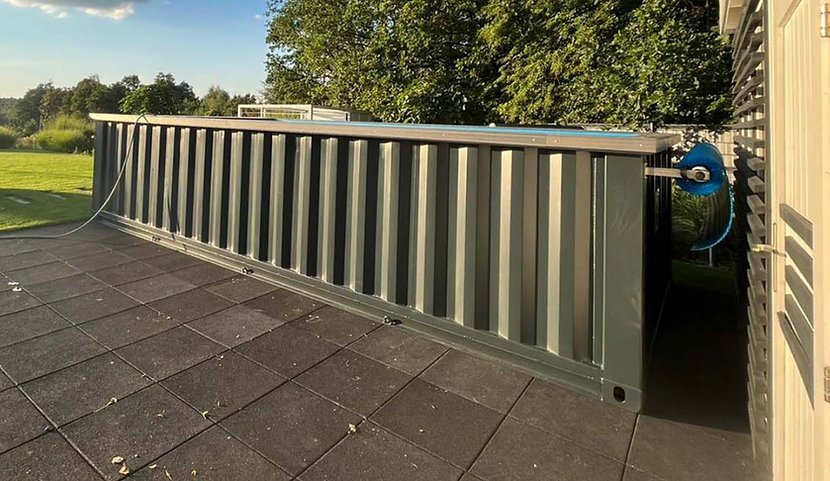 Containerschwimmbecken 6,2m x 2,5m gebrauchsfertig, Komfortpaket - Image 3