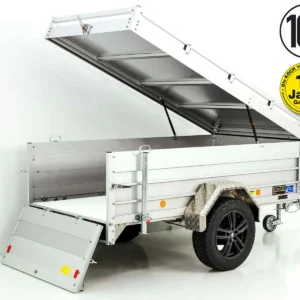 PKW Anhänger Aluminium 1300 kg – CROSSLINE Typ 4.13,125×250 cm,10 Jahre Garantie