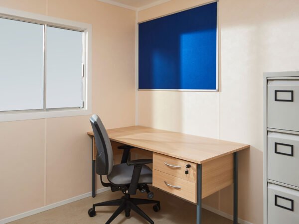 24 Fuß x 9 Fuß große Büro-/Kantinenkabine aus Stahl - Image 2