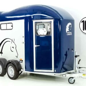 Cheval Liberte Pferdeanhänger GOLD 3 | Premium | Pullman 2 | Sattelkammer | blau-Neu