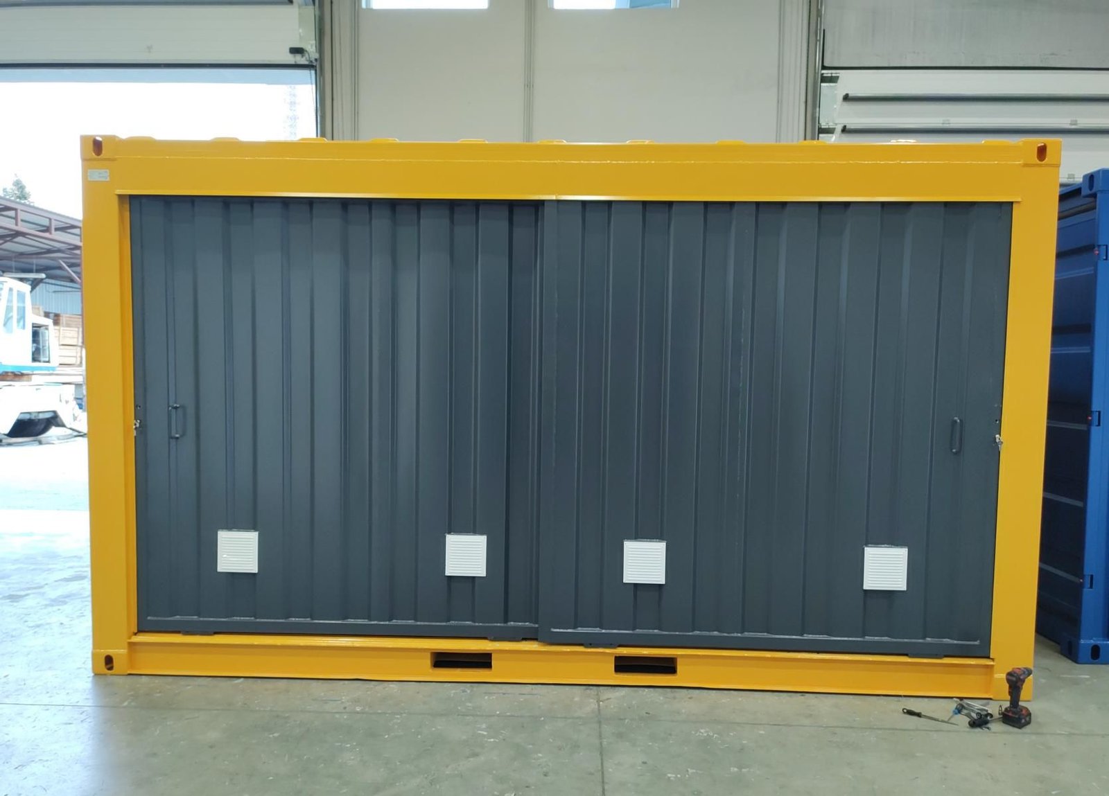 15FT Lagercontainer mit Schiebetüren - Image 3