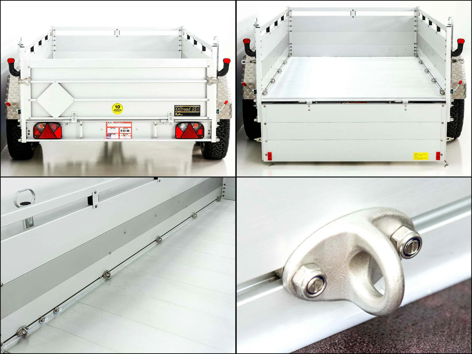 Anhänger „CROSSLINE“ 150×300 cm 2600 kg | Höhe 60 cm | Aluboden | Typ 7.26-Neu - Image 6