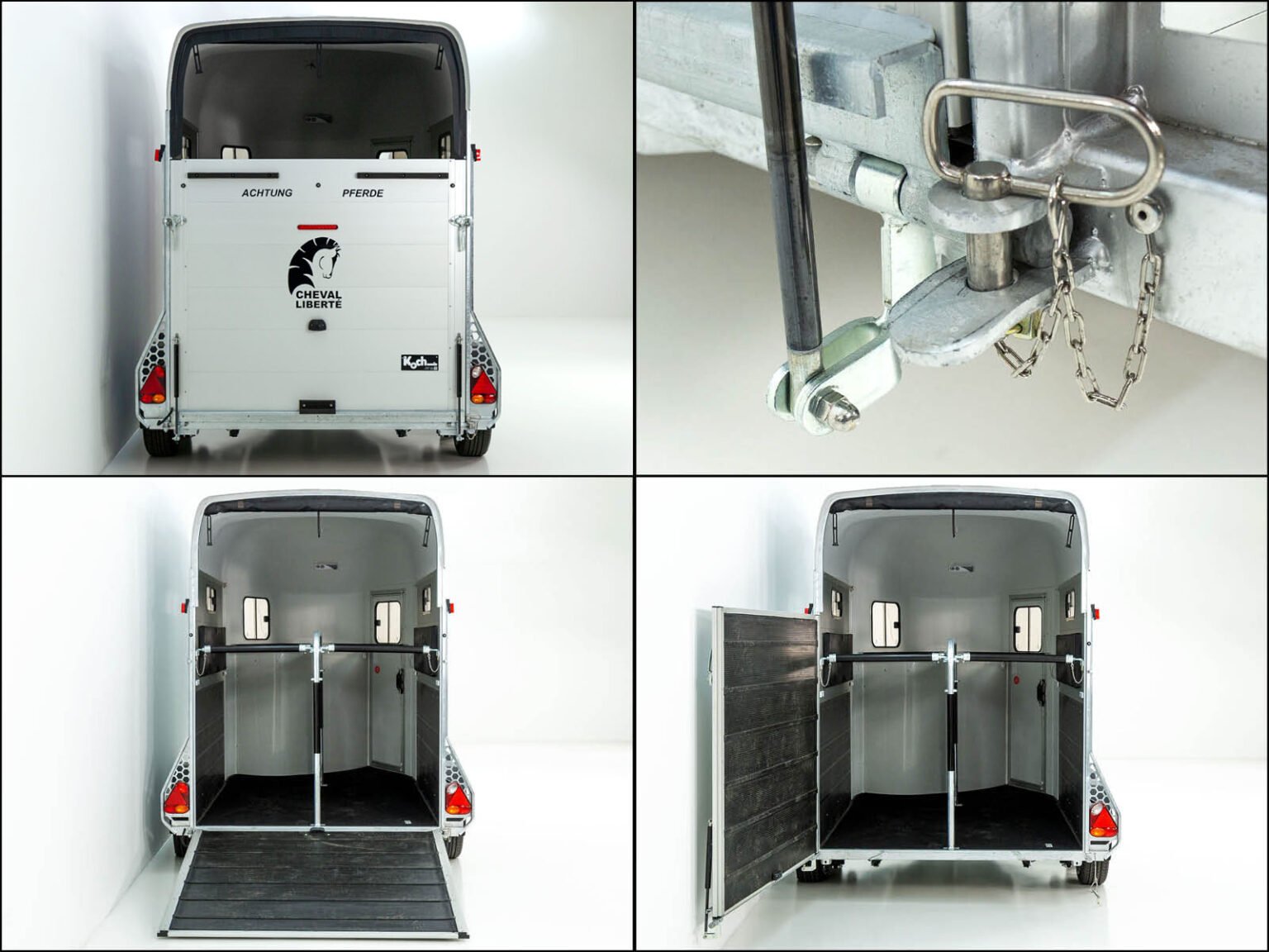 Cheval Liberte Pferdeanhänger GOLD 3 | Premium | Pullman 2 | Sattelkammer | blau-Neu - Image 10