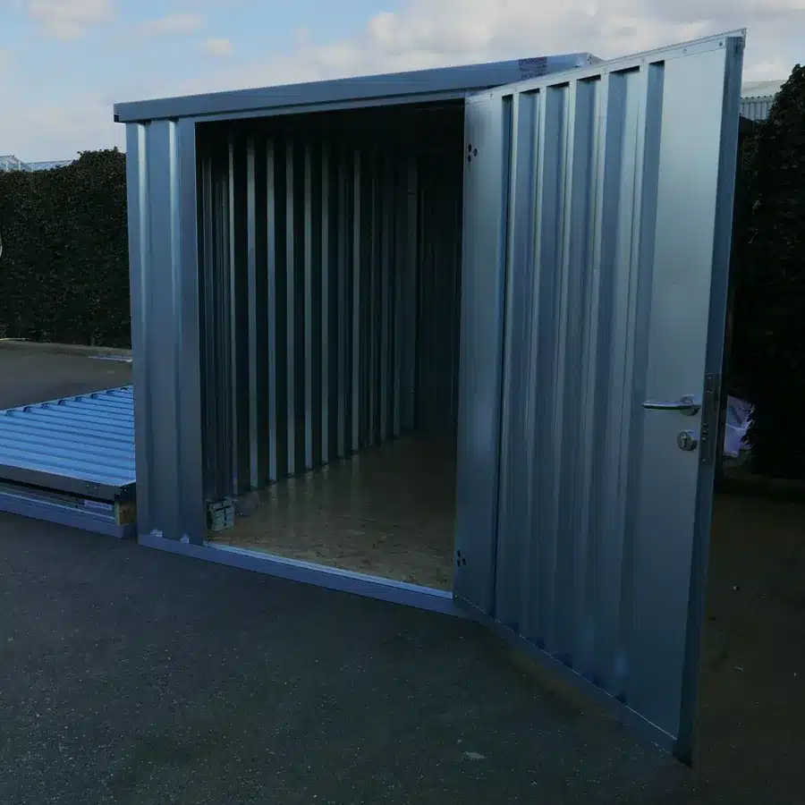 Container Werkzeugcontainer 3×2 m FOCO – Einzeltür, Galvanisiert, Selbstmontage - Image 2