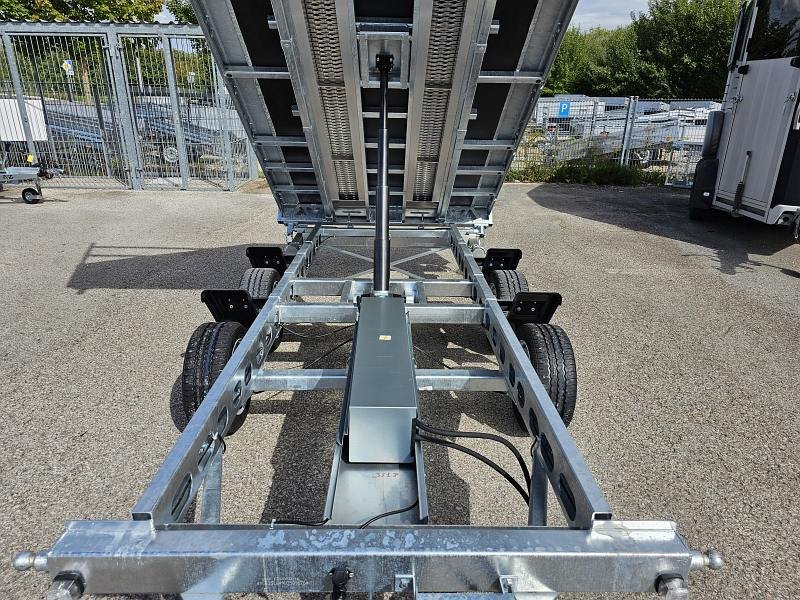 Eduard 3518 GD 3500 kg Dreiseitenkipper mit elektrischer Bedienung und Nothandpumpe, Auffahrschienen, Maße: 1800 x 3560 x 300 mm, SW520256 - Image 4