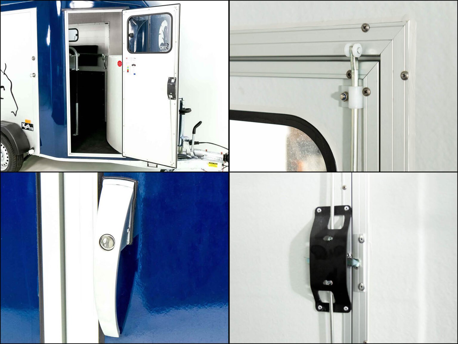 Cheval Liberte Pferdeanhänger GOLD 3 | Premium | Pullman 2 | Sattelkammer | blau-Neu - Image 12