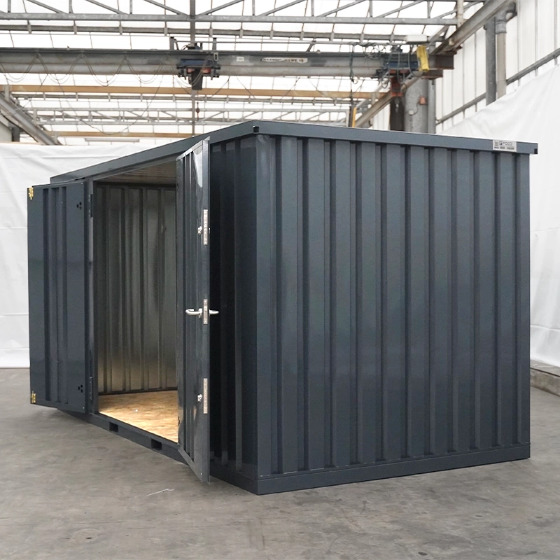Lagercontainer 3×2 m – Doppeltür lange Seite – Anthrazit RAL 7016 - Image 7