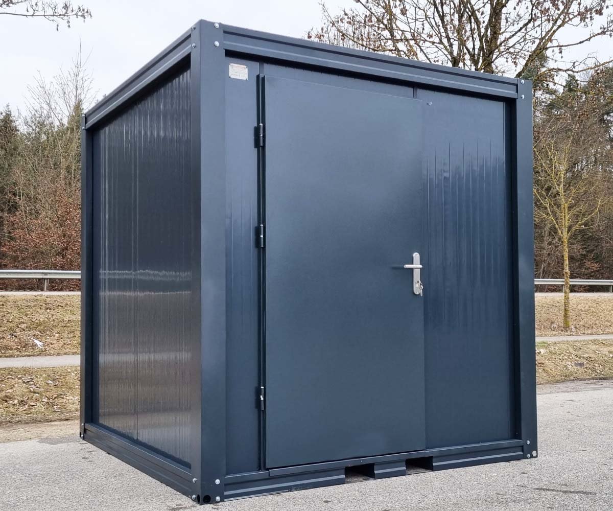 Behindertengerechter Sanitärcontainer mit Rampe und Warmwasser – RAL 7016 - Image 5