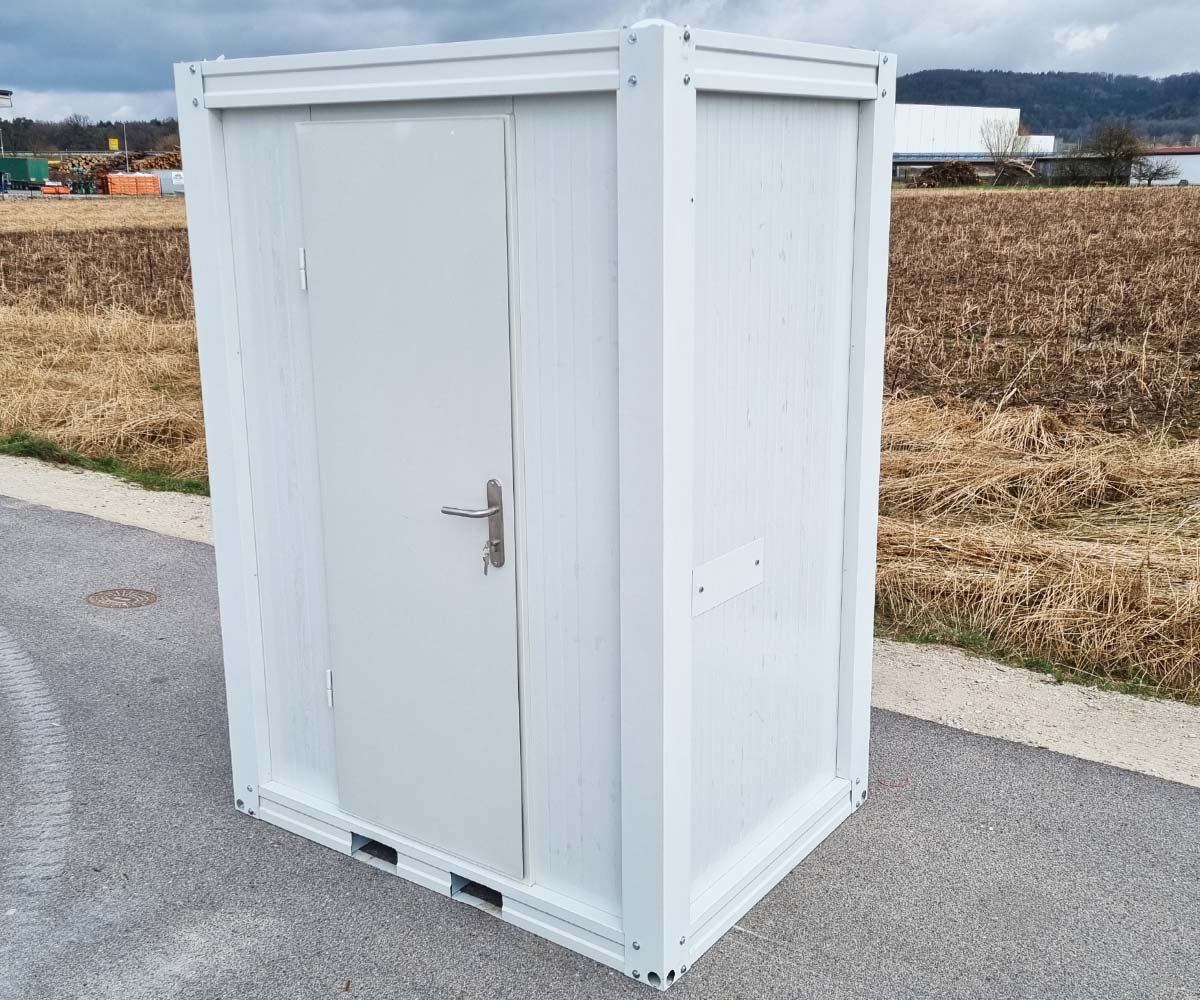 Sanitärcontainer RAL 9002 – Klo, Pissoir, Waschbecken mit Warmwasser - Image 11