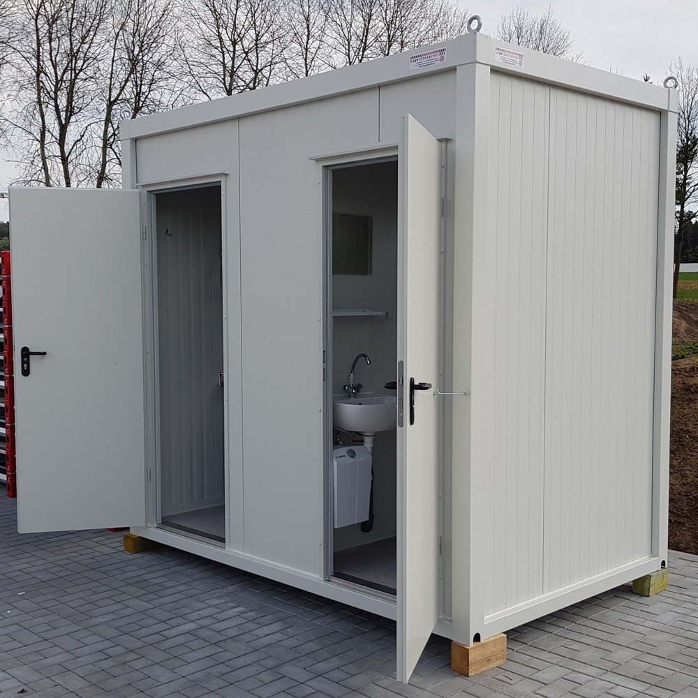 Sanitärcontainer – Mini-WC „Poco-Sani Nr. 2“ für Damen und Herren | 100% Made in Germany - Image 3